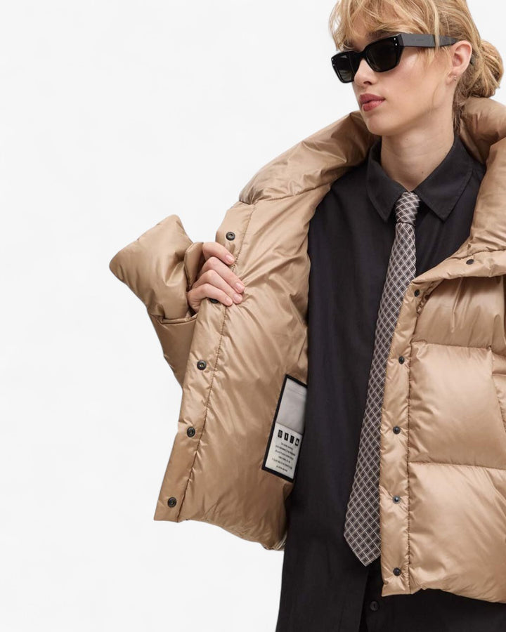 MMC Studio Kurtka Puchowa Rafo Warm Beige - GOT'EM