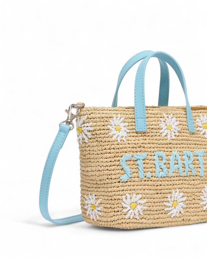 MC2 SAINT BARTH Torebka Raffia City Mini w Kwiaty - GOT'EM