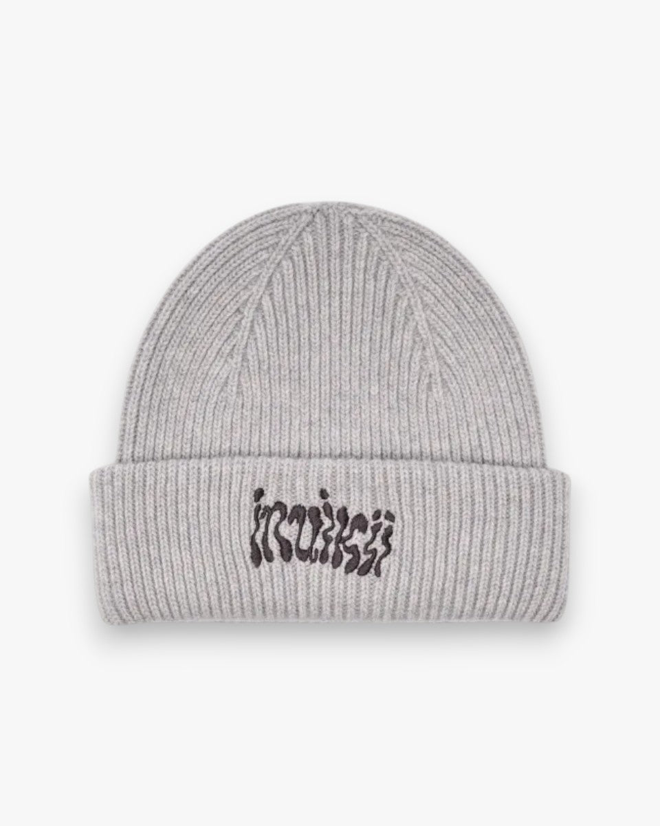 Inuikii Czapka Ribbed Wool Beanie Szara