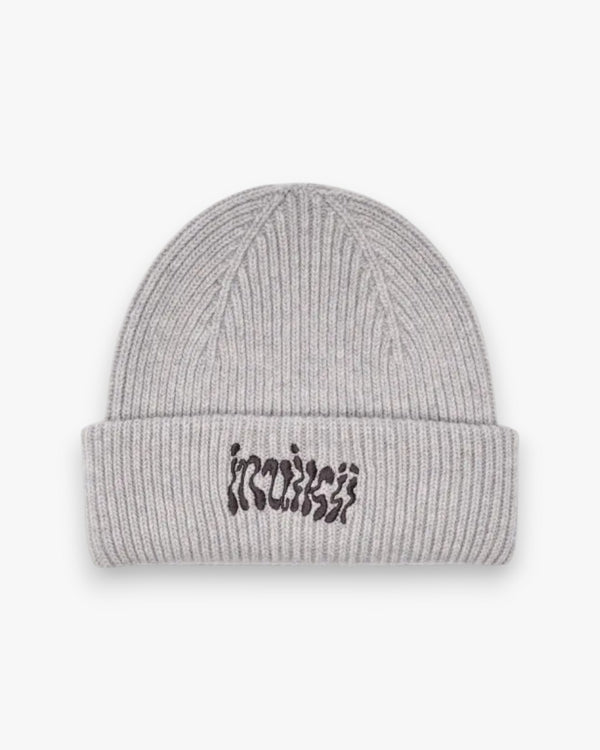 Inuikii Czapka Ribbed Wool Beanie Szara - GOT'EM