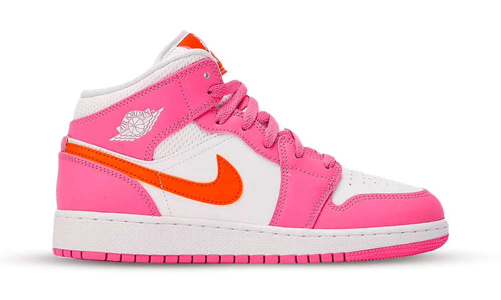 Air Jordan 1 Mid Pinksicle Safety Orange - GOT'EM